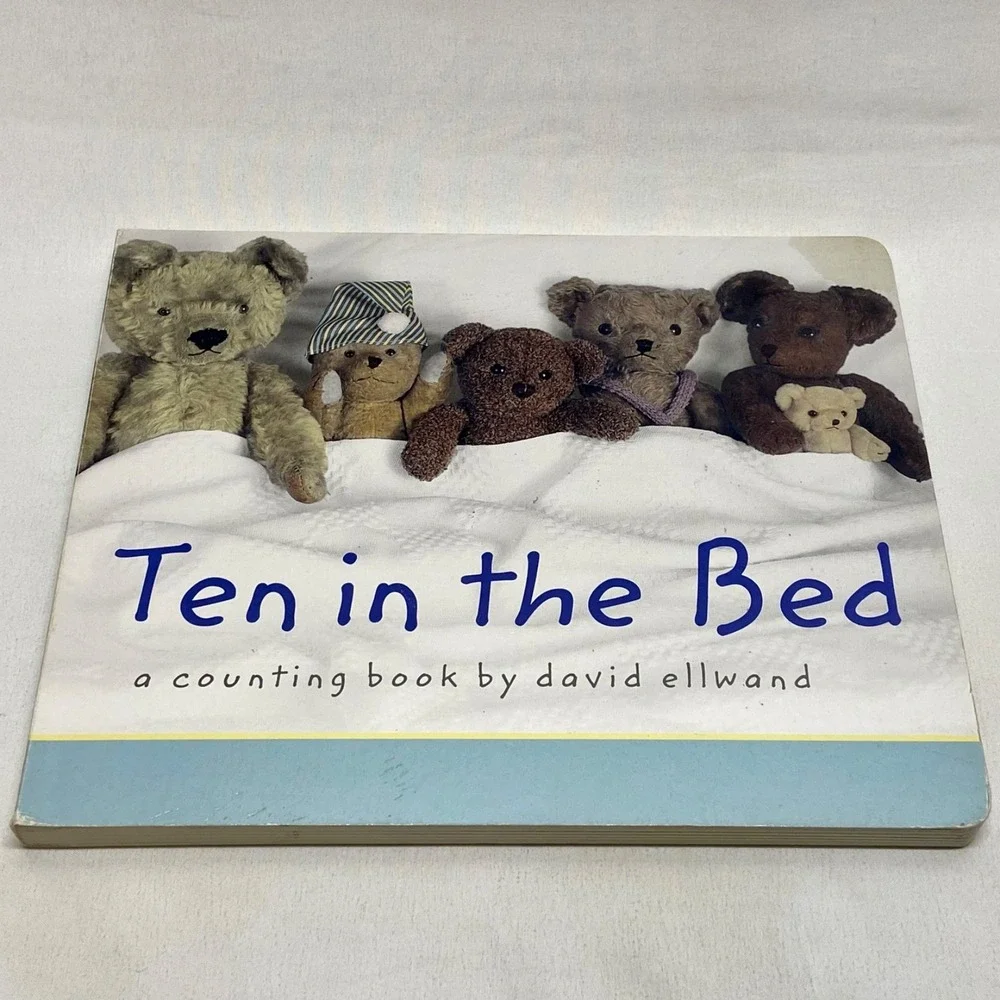 Ten In the Bed A Children's Counting Book by Ellwand, David Board Fast Free Ship